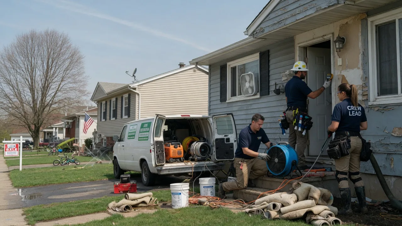 Flood Cleanup in Waynesfield, OH near me